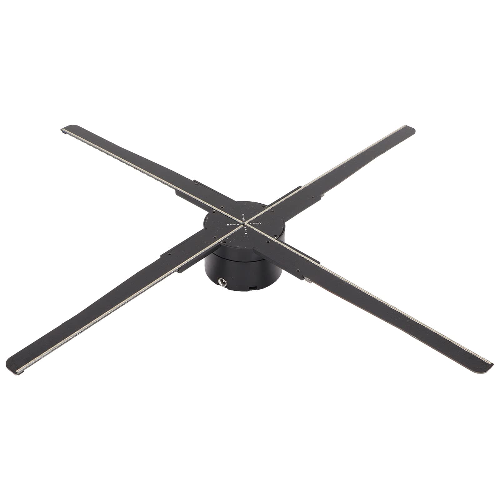 Beufee 3D Holographic Fan Projector - 3D Hologram Advertising Display for Business, Shop Signs & Retail Stores | European Standard | Perfect for Trade Shows, Window Displays & Digital Marketing Campaigns