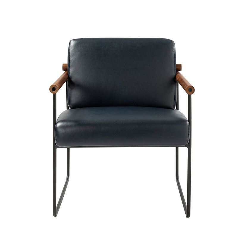 Edurne Modern Armchair with Sturdy Metal Legs - Perfect for Living Room, Office, and Lounge Areas