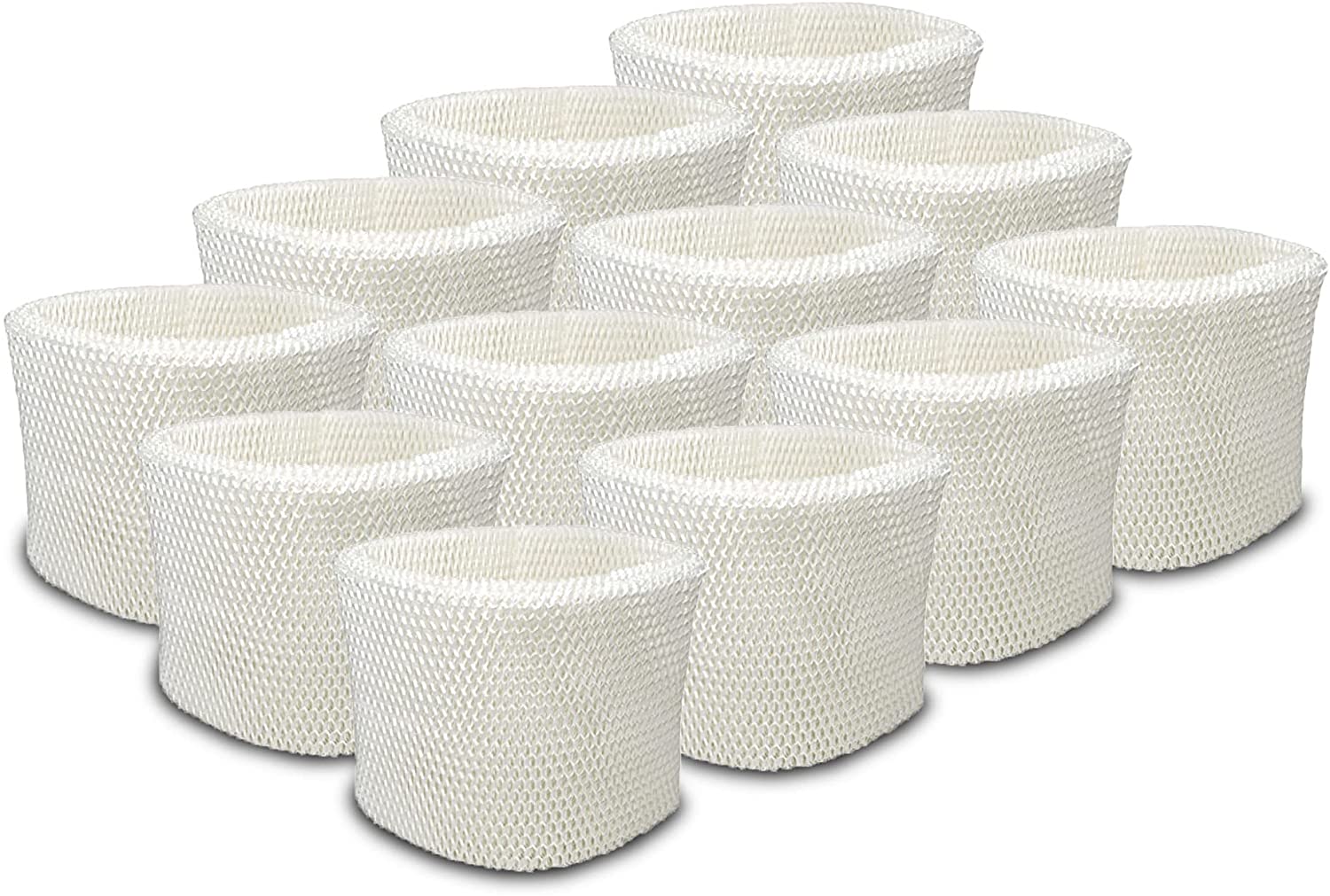 12 Pack Premium Humidifier Paper Replacement Filters - Compatible with Holmes HWF65, Honeywell HC15, Bionaire BWF65, Sunbeam SF206 - Ideal for Dry Air Relief in Bedrooms, Offices & Nurseries