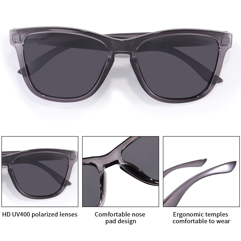 Polarized Sunglasses for Men & Women - UV400 Protection Retro Classic Aviator Style - Perfect for Driving, Outdoor Sports & Fashion Accessories