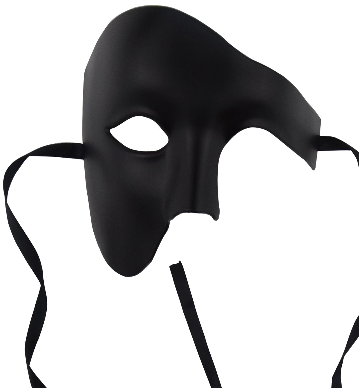 KEFAN Men's Masquerade Mask - Phantom of The Opera Style Half Face Mask for Halloween, Cosplay, and Costume Parties