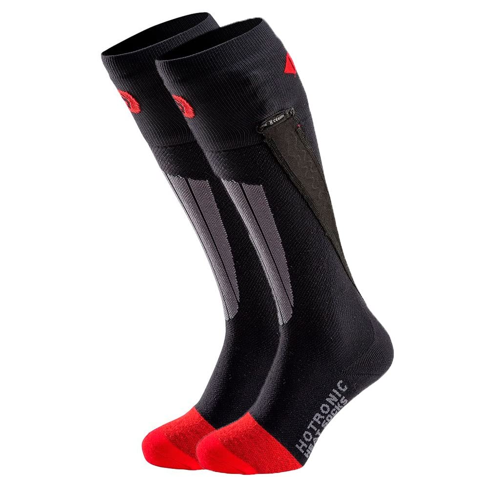 Hotronic XLP Heated Socks for Men & Women - Merino Wool Blend Thermal Compression Socks with Battery Heating - Perfect for Skiing, Hiking, Snowboarding & Winter Outdoor Activities