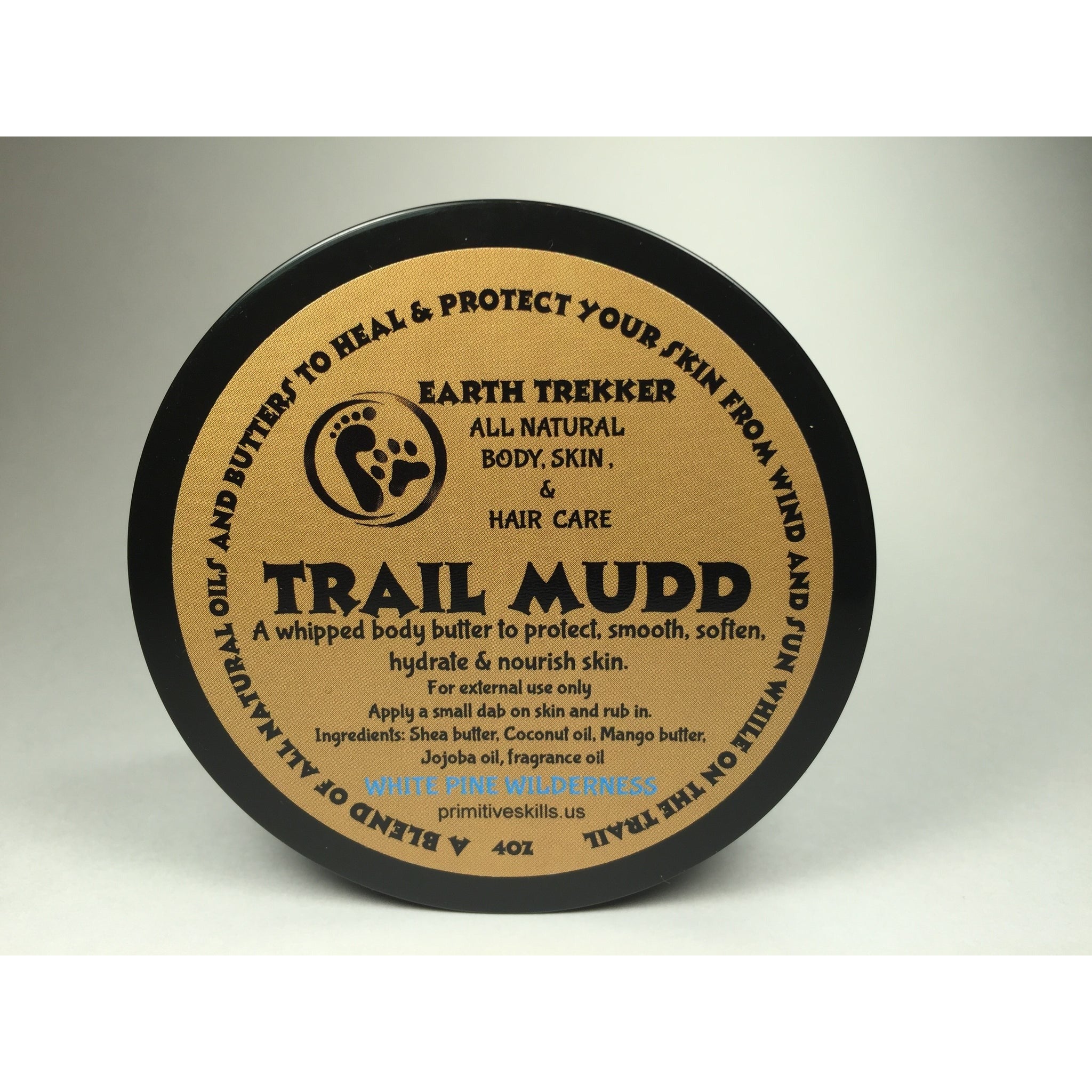 Trail Mudd Skin Lotion - Moisturizing & Protective Outdoor Lotion for Hiking, Camping & Adventure - Natural Skin Care for Dry & Rough Skin
