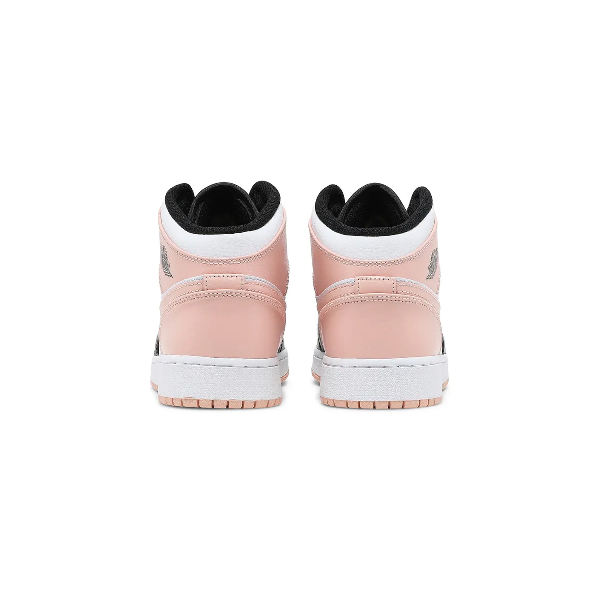 Air Jordan 1 Mid 'Crimson Tint Toe' GS Sneakers - Women's Basketball Shoes for Casual Wear & Street Style Fashion