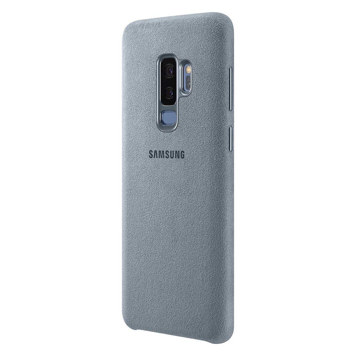 Samsung Galaxy S9+ OEM Alcantara Case Cover - Mint Green | Premium Protective Phone Case for Galaxy S9 Plus | Perfect for Work, Travel & Everyday Use