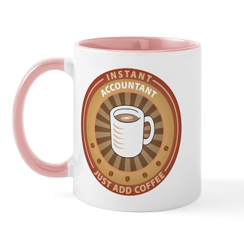 White/Pink Inside - Instant Accountant Mug