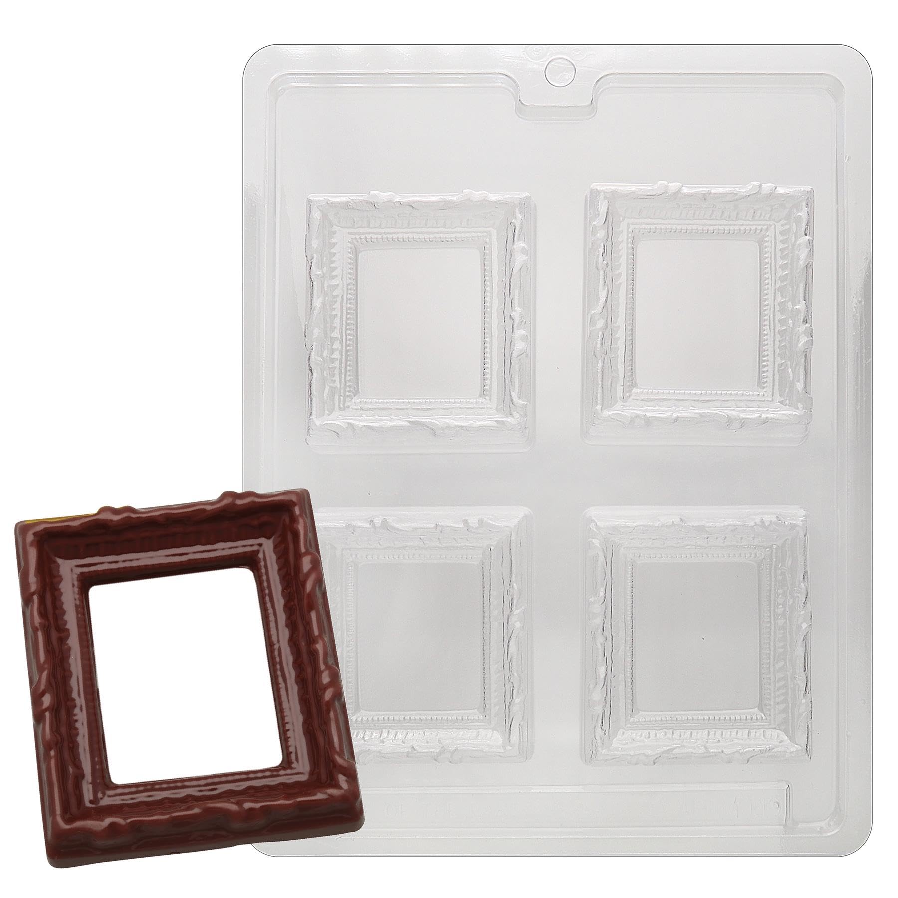 Cybrtrayd Premium Chocolate Candy Mold Kit with Copyrighted Instructions - Perfect for DIY Chocolate Making, Holiday Gifts & Baking Decorations