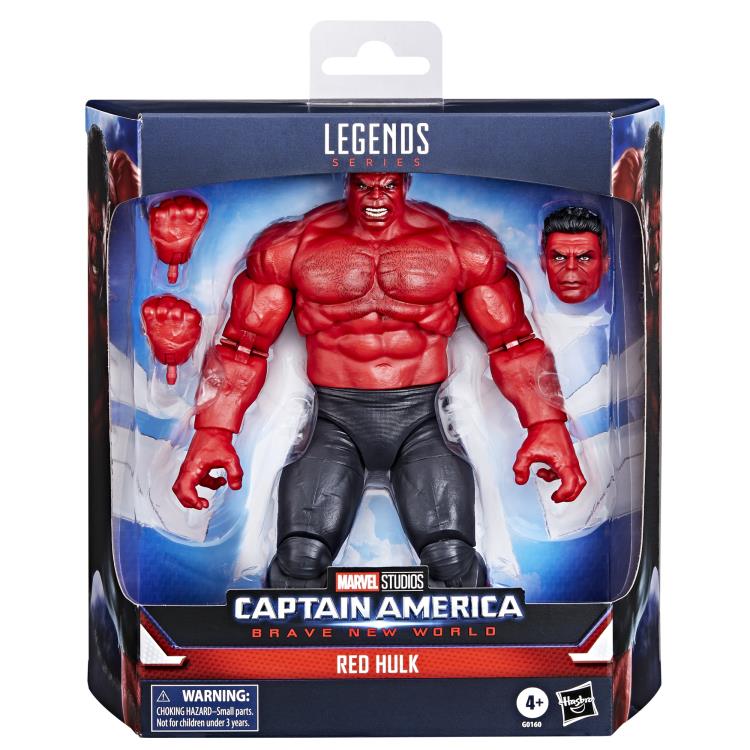 Marvel Legends Red Hulk Action Figure - Captain America: Brave New World Collectible Toy for Superhero Fans | Perfect for Display, Gifts, and Comic Book Collections