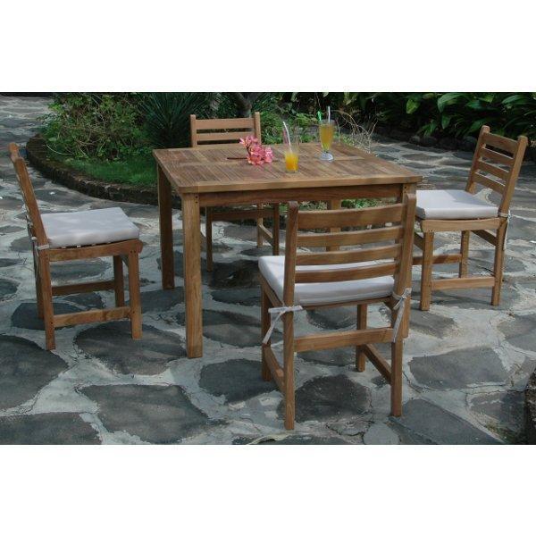 Montage Windham 5-Piece Dining Set - Modern Kitchen Table & Chairs for Small Spaces - Perfect for Breakfast Nook, Apartment Dining, and Cozy Family Meals
