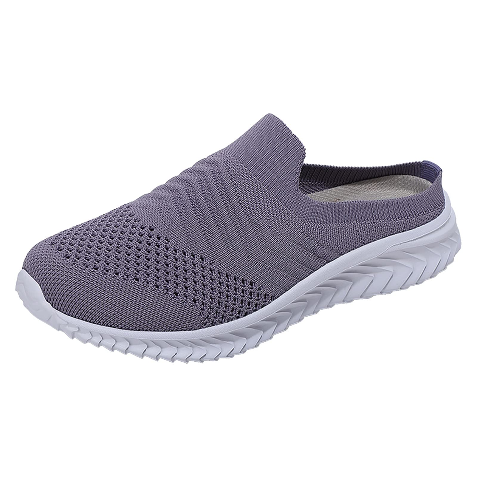 Breathable Women's Slip-On Wedge Sneakers - Casual Loafers & Oxford Shoes for Outdoor, Leisure & Travel - Comfortable Sandals & Slippers for Everyday Wear