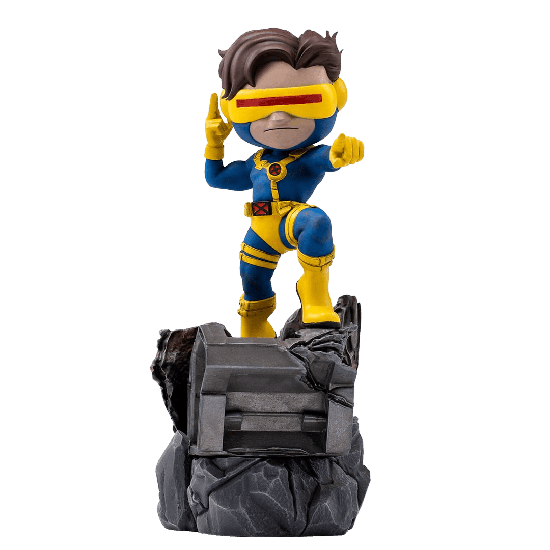 Iron Studios X-Men Cyclops MiniCo Collectible Figure - Perfect for Marvel Fans, Action Figure Displays & Comic Book Collections