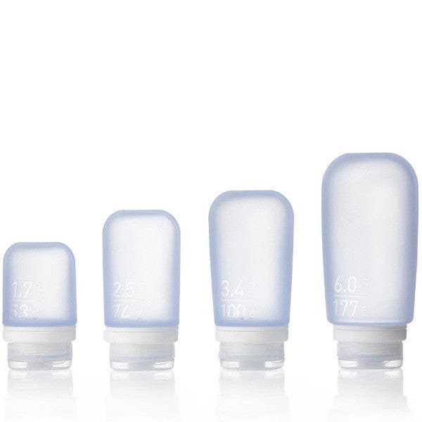 GoToob+ Large Refillable Travel Bottles 100ml (3-Pack) - Leakproof Silicone Containers for Toiletries, Shampoo & Lotion - TSA Approved for Air Travel, Gym & Camping Essentials