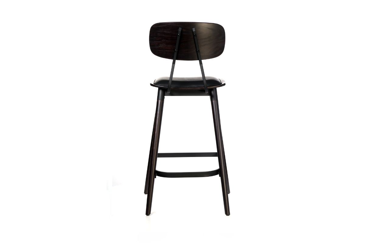 Felix Bar Stool with Vinyl Seat - 740mm Height - Durable & Comfortable Bar Stools for Restaurants, Cafes & Home Bars