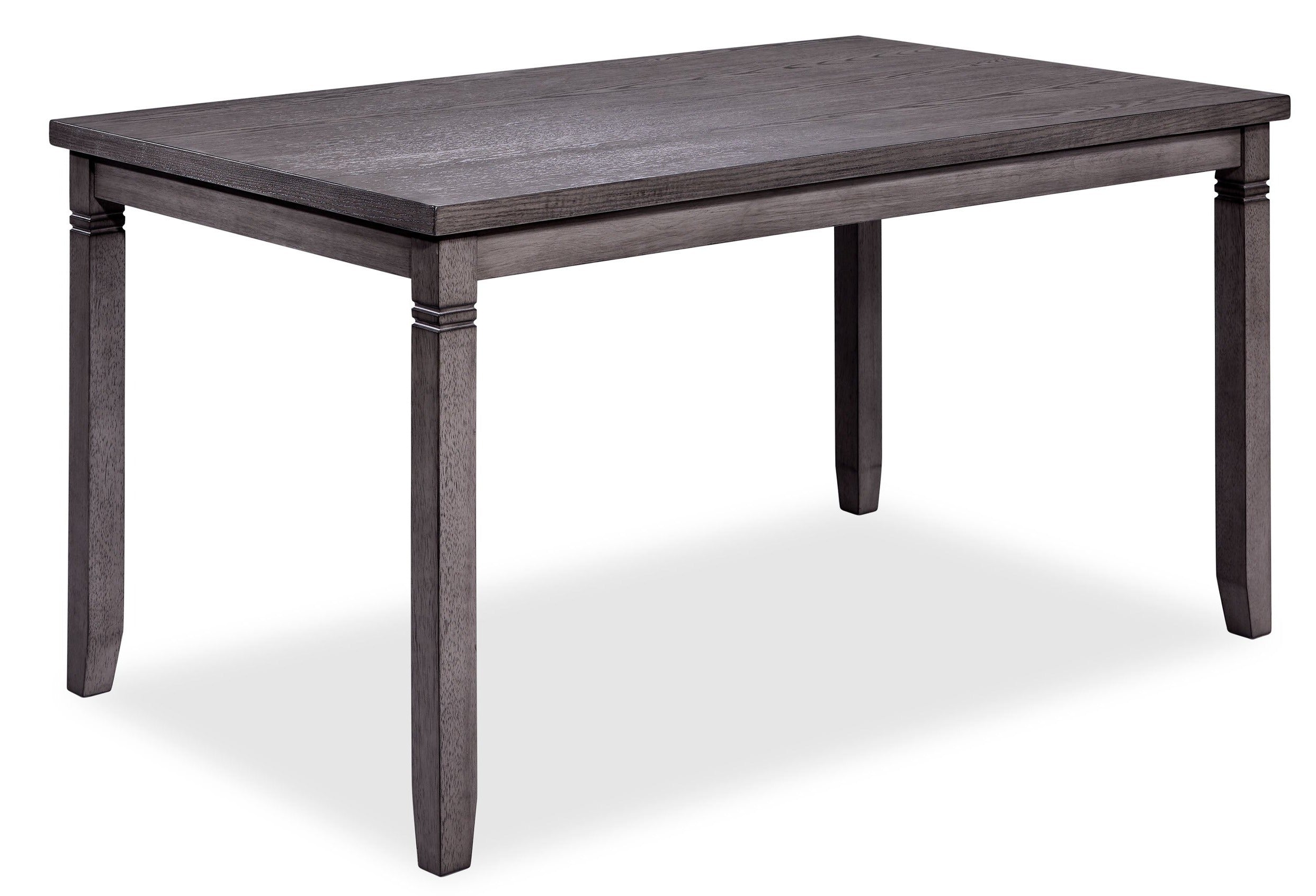 Breeze Modern Dining Table - Dark Grey Finish | Perfect for Small Spaces, Apartments & Cozy Dining Areas