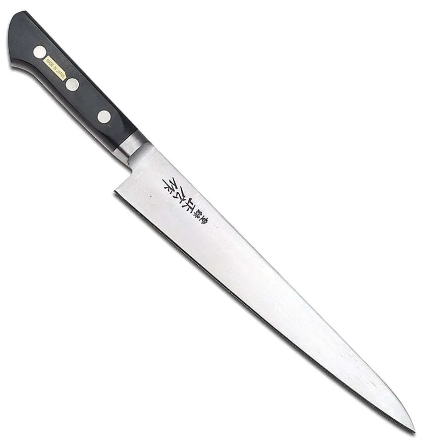 Masahiro Sujihiki Japanese Slicing Knife - Premium High Carbon Steel Blade for Sushi, Sashimi & Meat Cutting - Perfect for Chefs & Home Cooks
