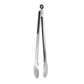 Cutlery Pro 16-Inch Stainless Steel Kitchen Tongs - Professional Cooking Utensil for Grilling, Serving, and Salad Tossing