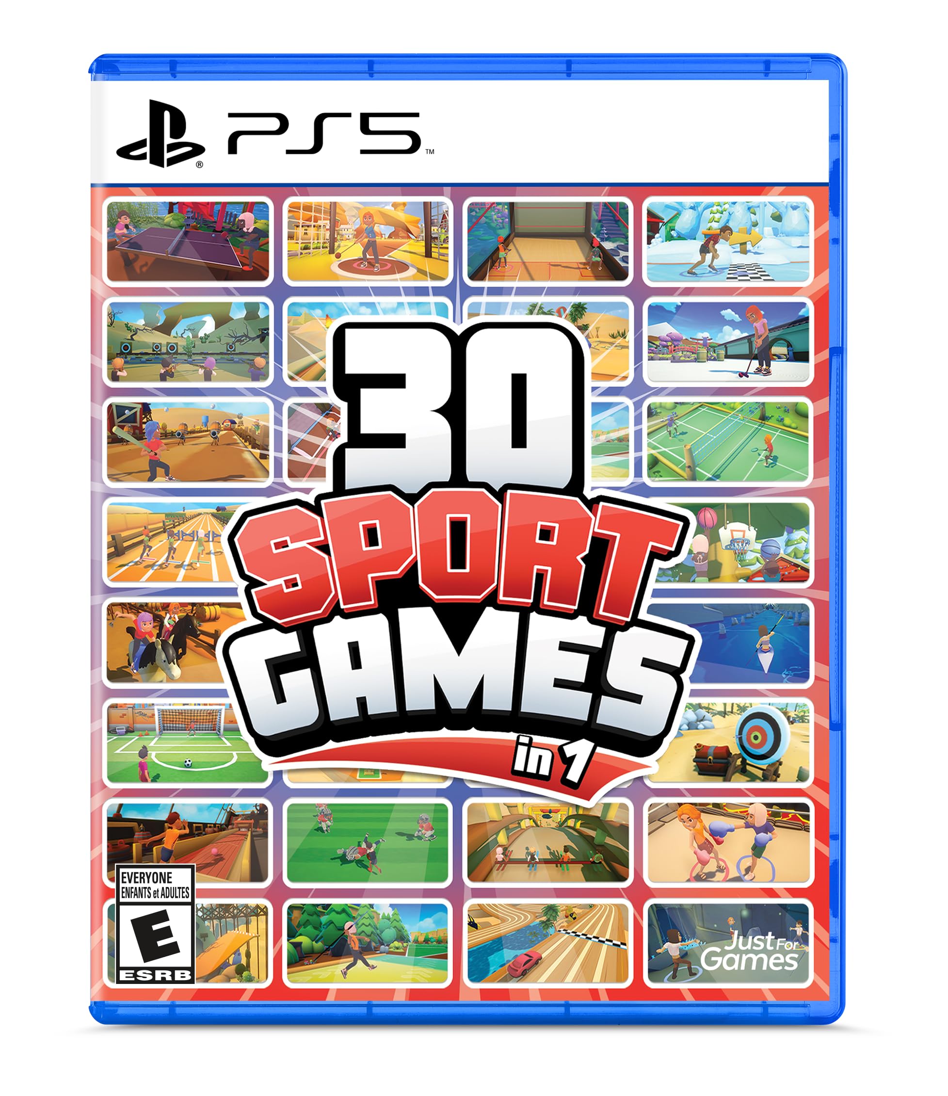 30-in-1 Sports Game Collection for PS5 - Multiplayer Family Fun & Competitive Gaming for All Ages