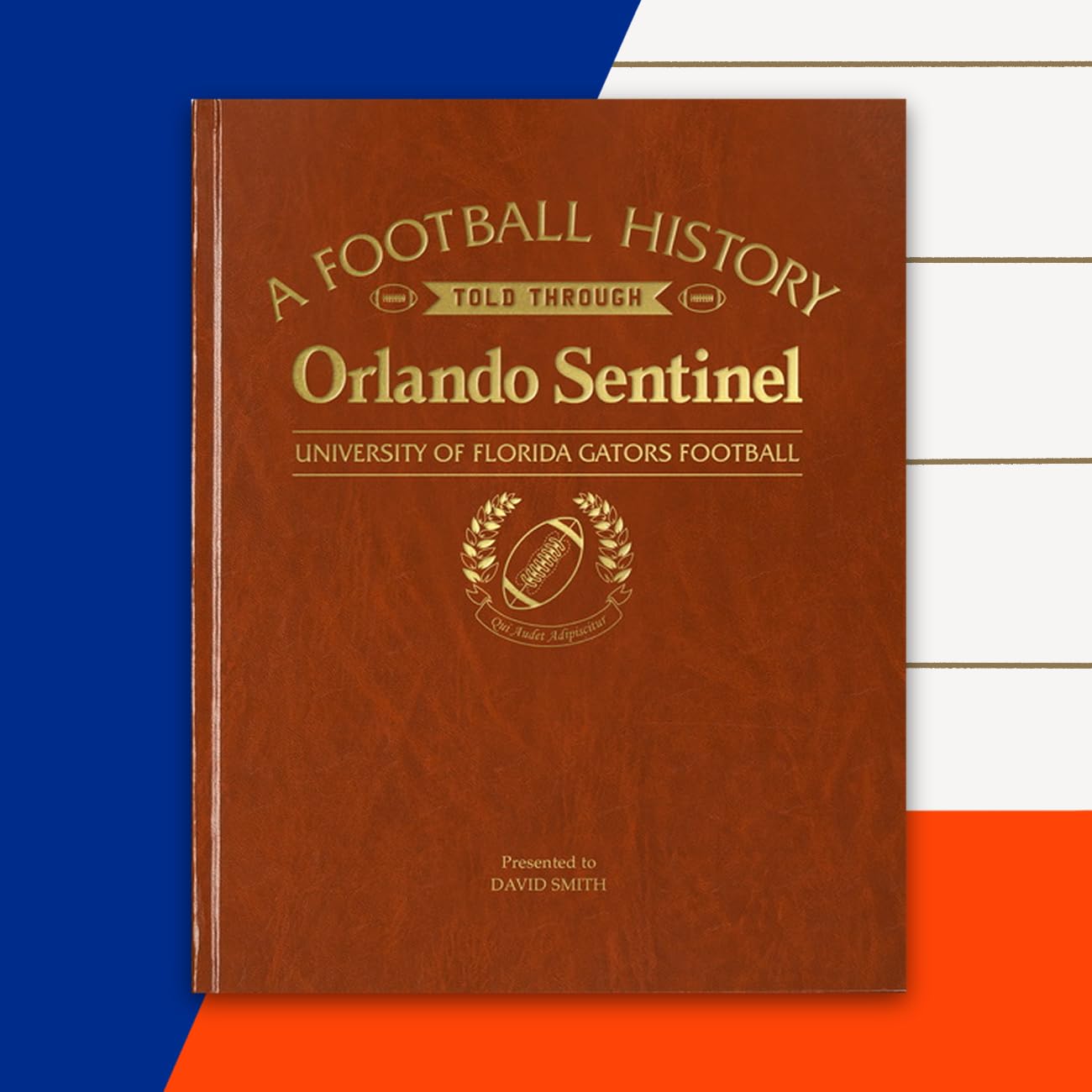Personalized College Football Newspaper History Book - A3 Large Deluxe Hardcover for Fans, Alumni & Students | Unique Keepsake Gift for Graduation, Game Day & Memorabilia Collection