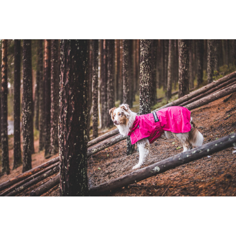 Rukka Pets Waterproof Dog Raincoat - Lightweight & Durable Pet Rain Jacket for Small to Medium Dogs - Perfect for Walking in Rainy Weather