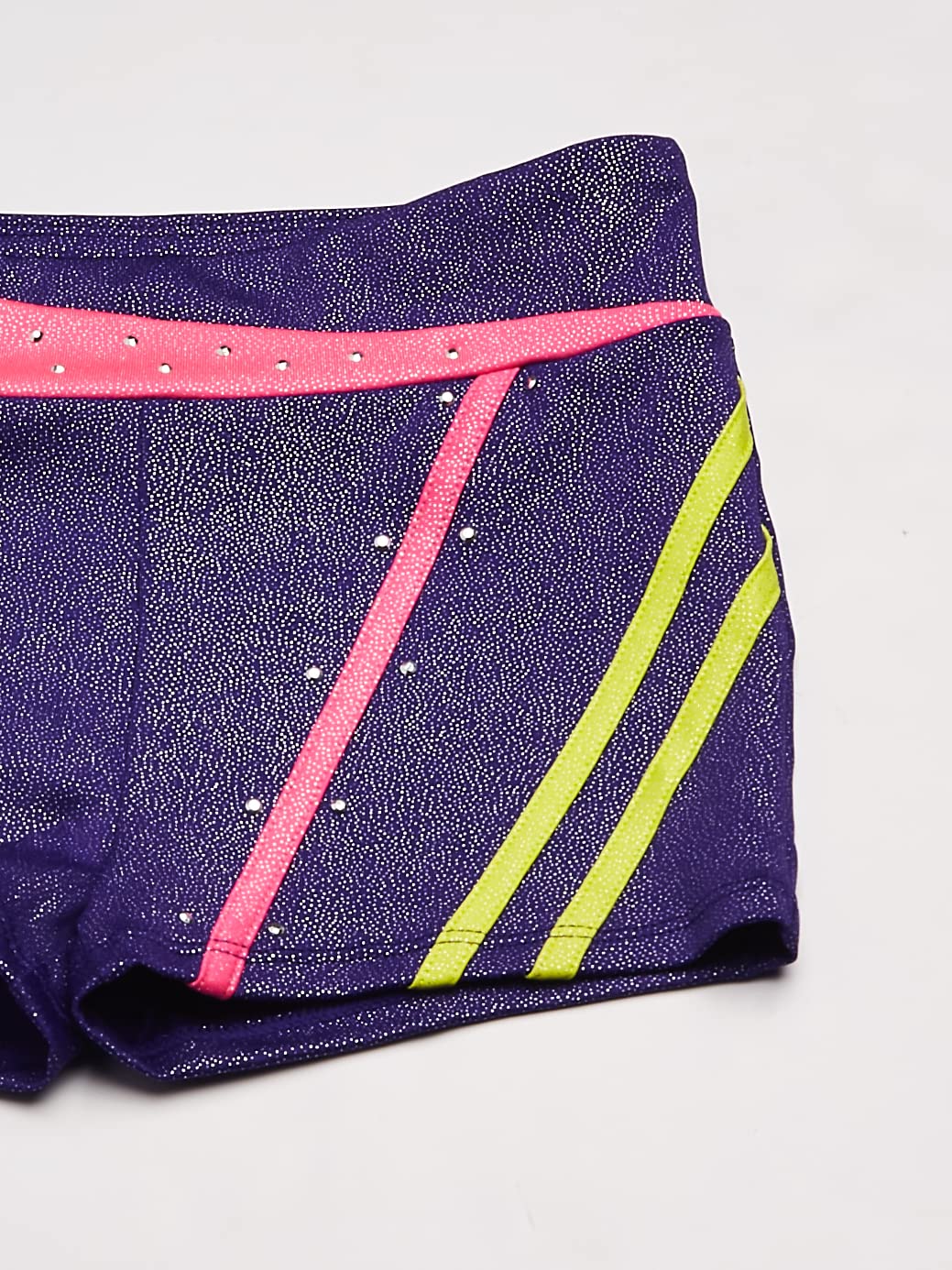 Jacques Moret Girls' Dance & Gymnastics Shorts - Stretchy Athletic Shorts for Ballet, Cheerleading, Yoga & Performance - Comfortable Spandex Shorts for Kids & Teens