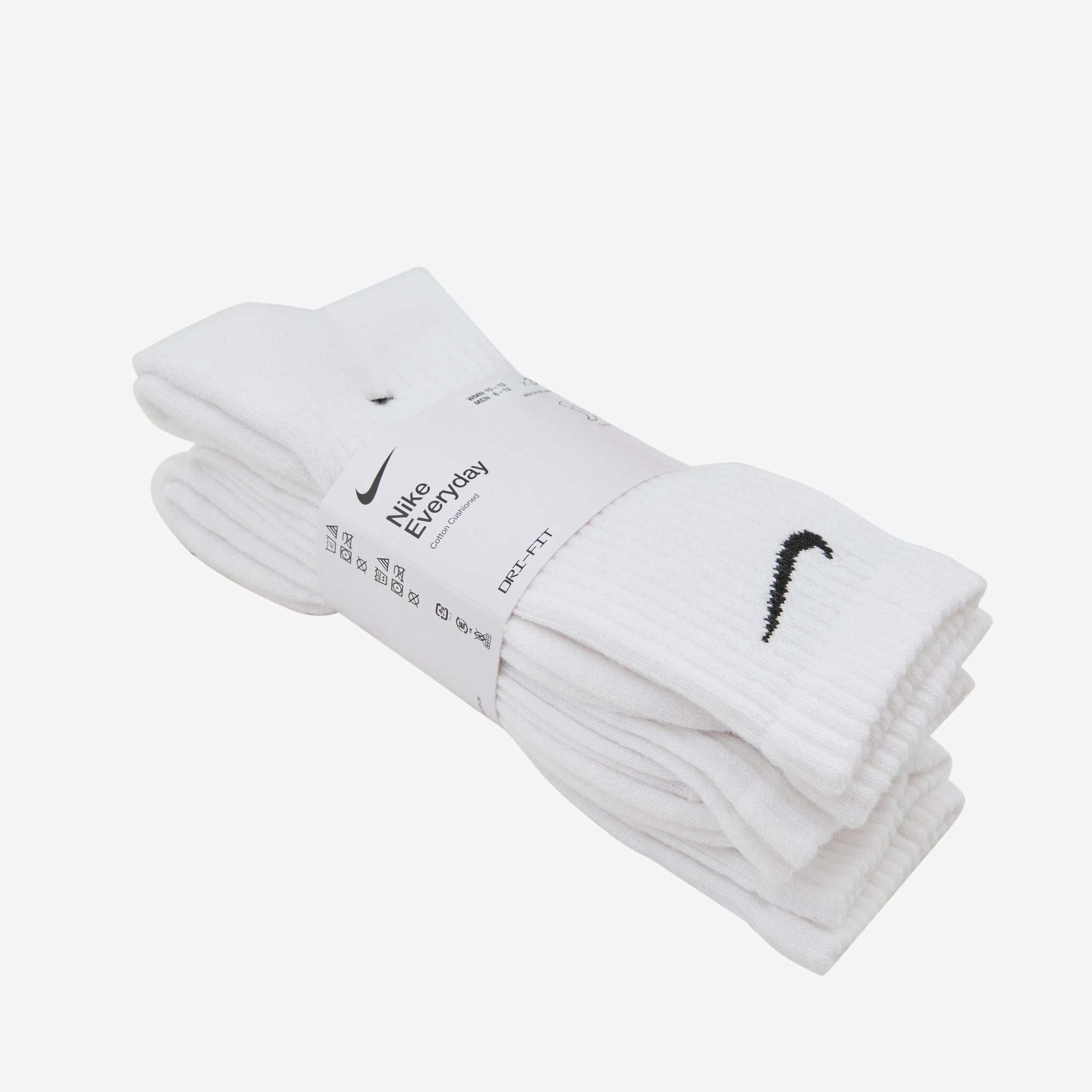 Breathable Cushioned Training Crew Socks for Men & Women - White & Black | Comfortable Workout Socks for Running, Gym & Everyday Wear