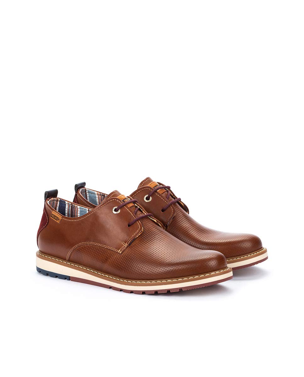 PIKOLINOS Men's Leather Loafers - Berna Style Comfortable Slip-On Shoes for Casual & Business Wear