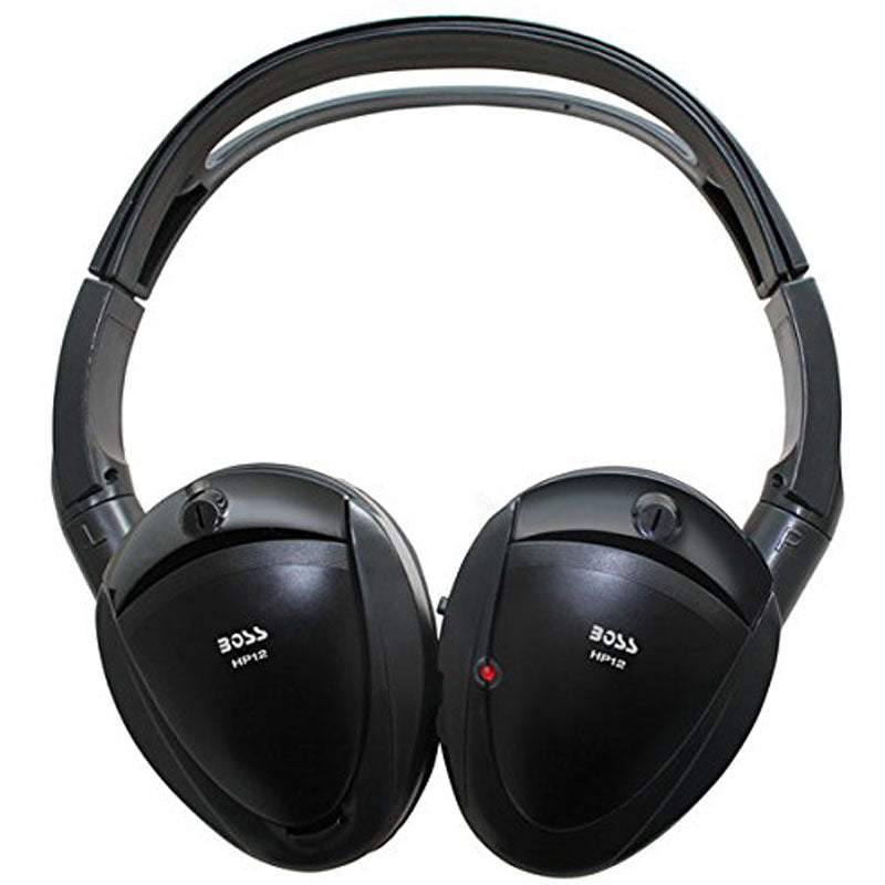 Boss HP12 Wireless Bluetooth Headphones with Noise Cancelling - Premium Over-Ear Headset for Music, Gaming & Calls - Perfect for Travel, Office & Home Use