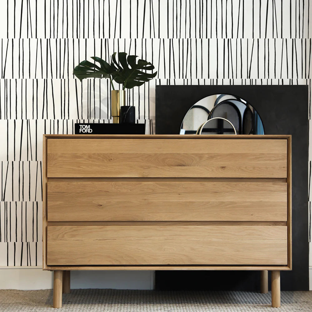 Bobby Berk Shift Peel and Stick Wallpaper - Removable Self-Adhesive Wallpaper for Bedroom, Living Room, Kitchen & Office Decor