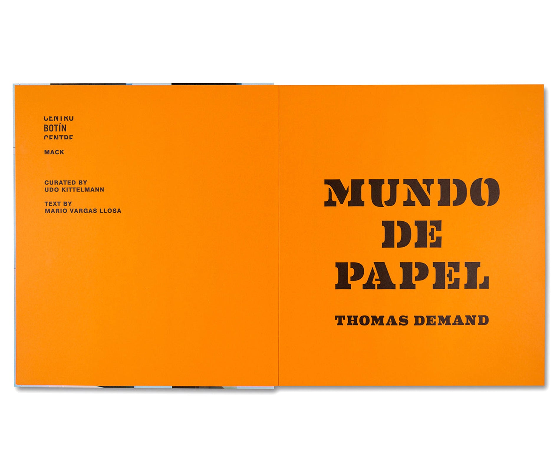 Thomas Demand MUNDO DE PAPEL Art Book - Contemporary Photography & Paper Sculptures - Perfect for Art Collectors, Exhibitions & Home Decor