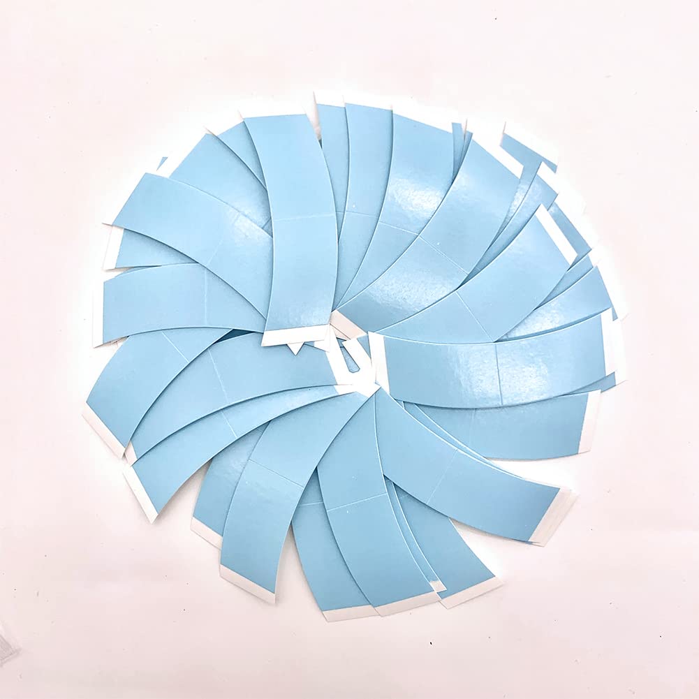 40pcs Double Sided Wig Tape - Waterproof & Strong Hold Adhesive for Lace Front Wigs, Toupees & Hairpieces - Clear Invisible Tape for All-Day Wear - Perfect for Daily Use, Cosplay & Special Occasions