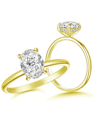A-Oval-1.5 CT-Gold
