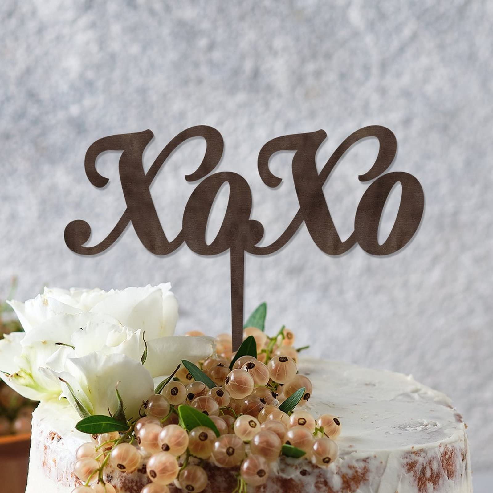 Personalized Mr & Mrs Cake Topper - Wooden Wedding Cake Decor with Funny Love Quotes - Engagement, Bridal Shower & Anniversary Gift - Perfect for Wedding Cakes, Cupcakes & Dessert Tables
