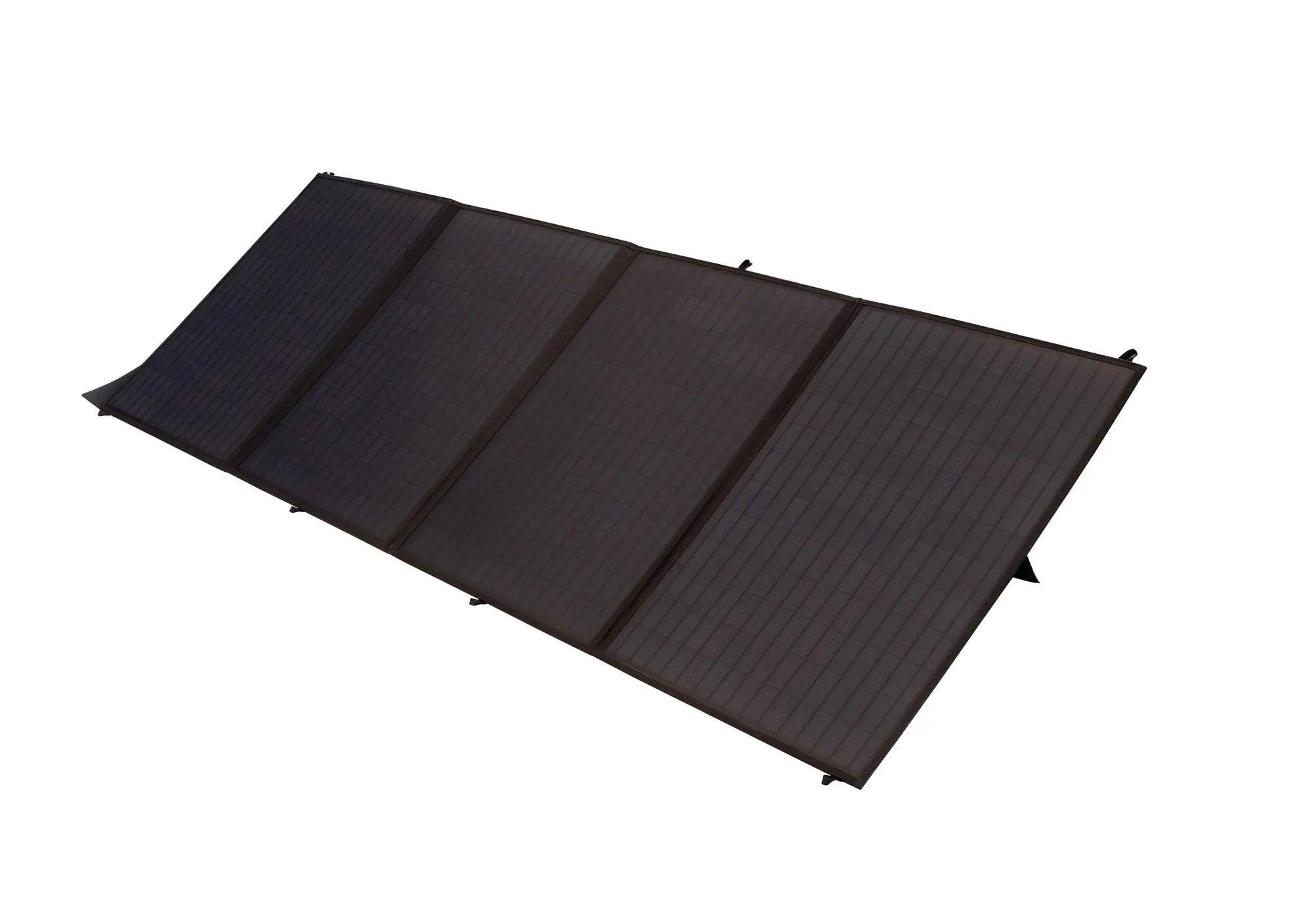 Baintech 200W Foldable Solar Blanket - Portable Soft Solar Panel for Camping, RV, Hiking & Outdoor Power Supply | Lightweight Waterproof Solar Charger