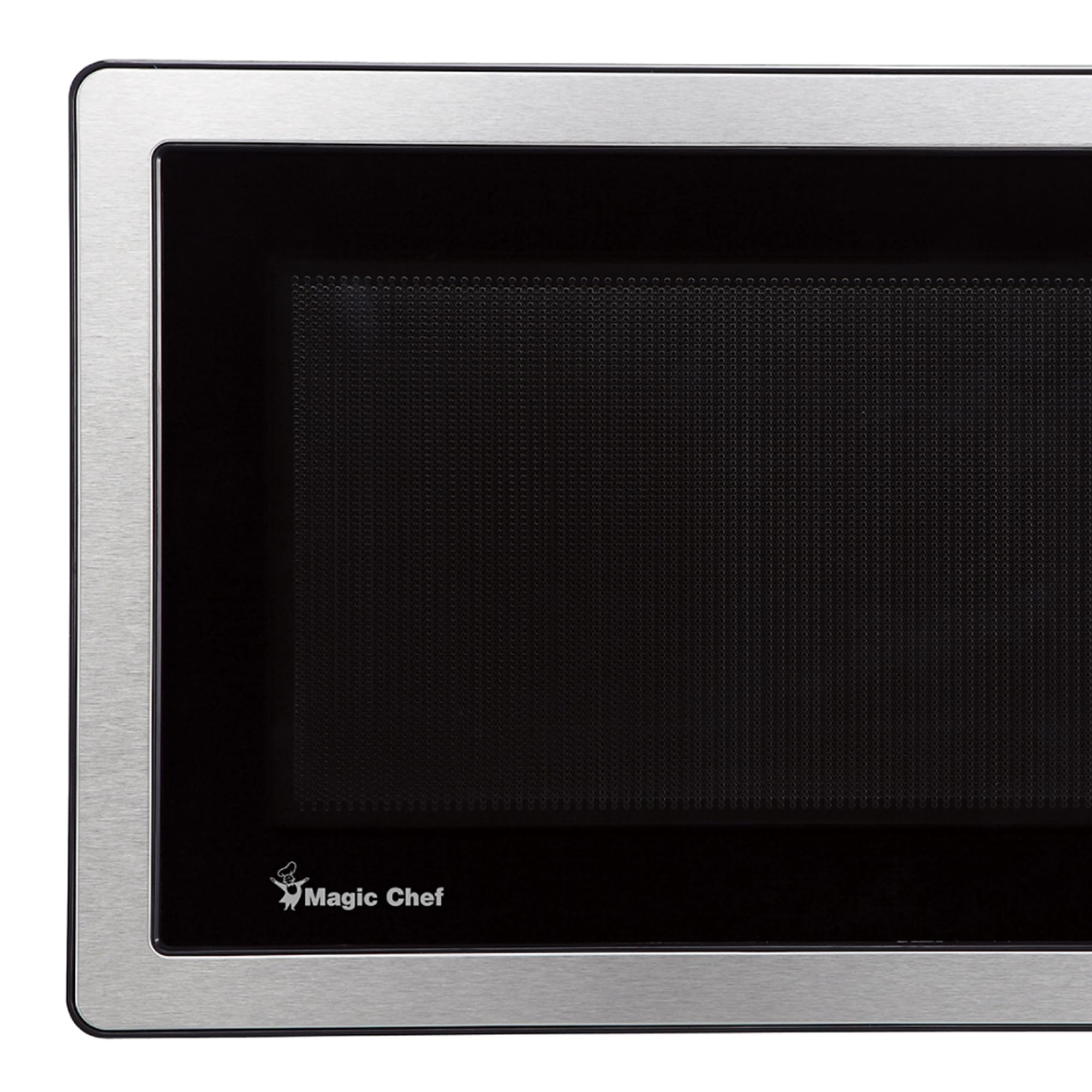 Magic Chef 1000W Countertop Microwave Oven - Compact 1.1 Cu Ft Silver Microwave for Small Spaces | Perfect for Dorms, Apartments & Office Kitchens