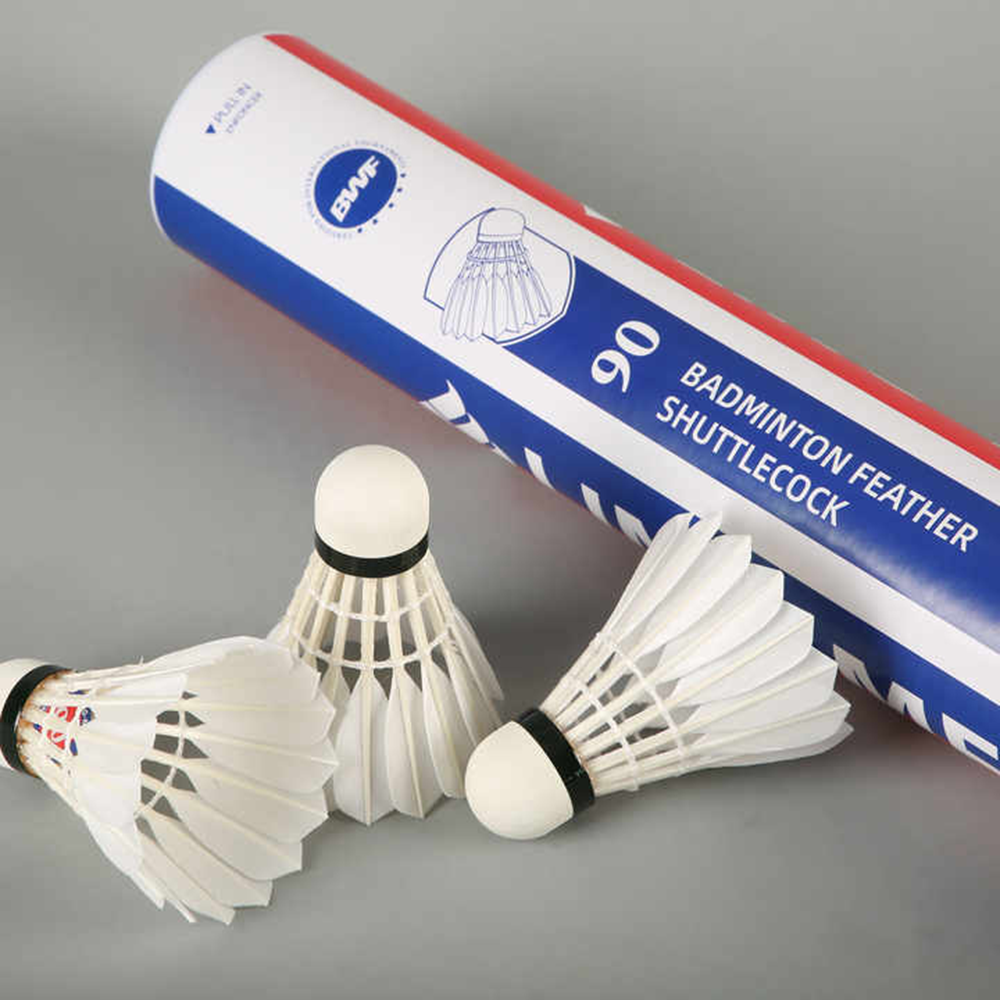 LingMei 90 Badminton Shuttlecocks - Professional Feather Shuttlecocks for Indoor/Outdoor Sports, Training & Tournament Play