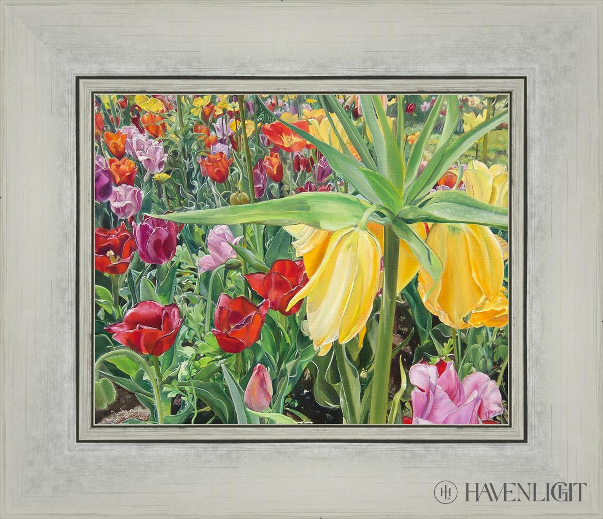 Carousel Tulips By Nila Jane Autry - Beautiful Artificial Silk Tulip Flowers for Home Decor, Wedding Centerpieces, and Spring Table Arrangements