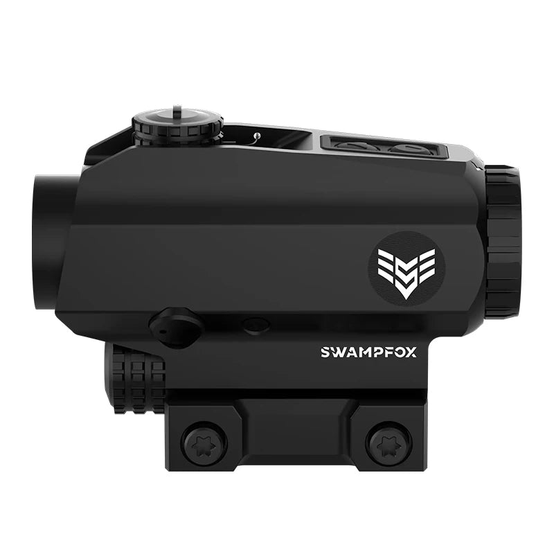 SWAMPFOX Blade Prism Scope 1X25 with BRC Reticle - Bullet Rise Compensator for Optic Height Over Bore | Red Dot Sight for AR-15, Hunting & Tactical Shooting | Ideal for Close Quarters Combat and Low Light Conditions