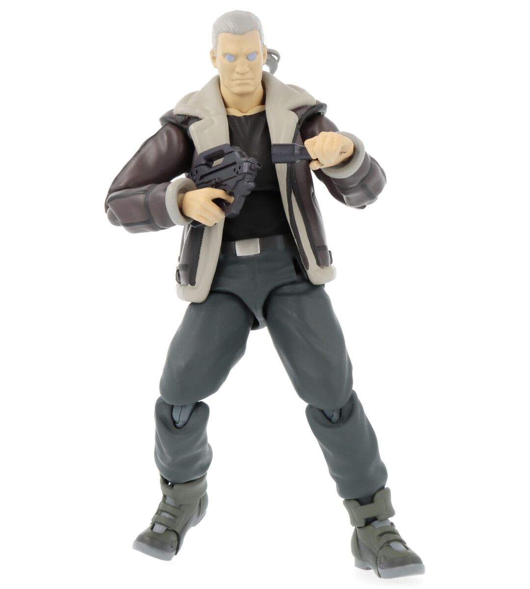 Figma Batou Action Figure - Ghost in the Shell Stand Alone Complex Collectible Model for Anime Fans & Sci-Fi Collectors - Perfect for Display, Cosplay, and Gift Giving