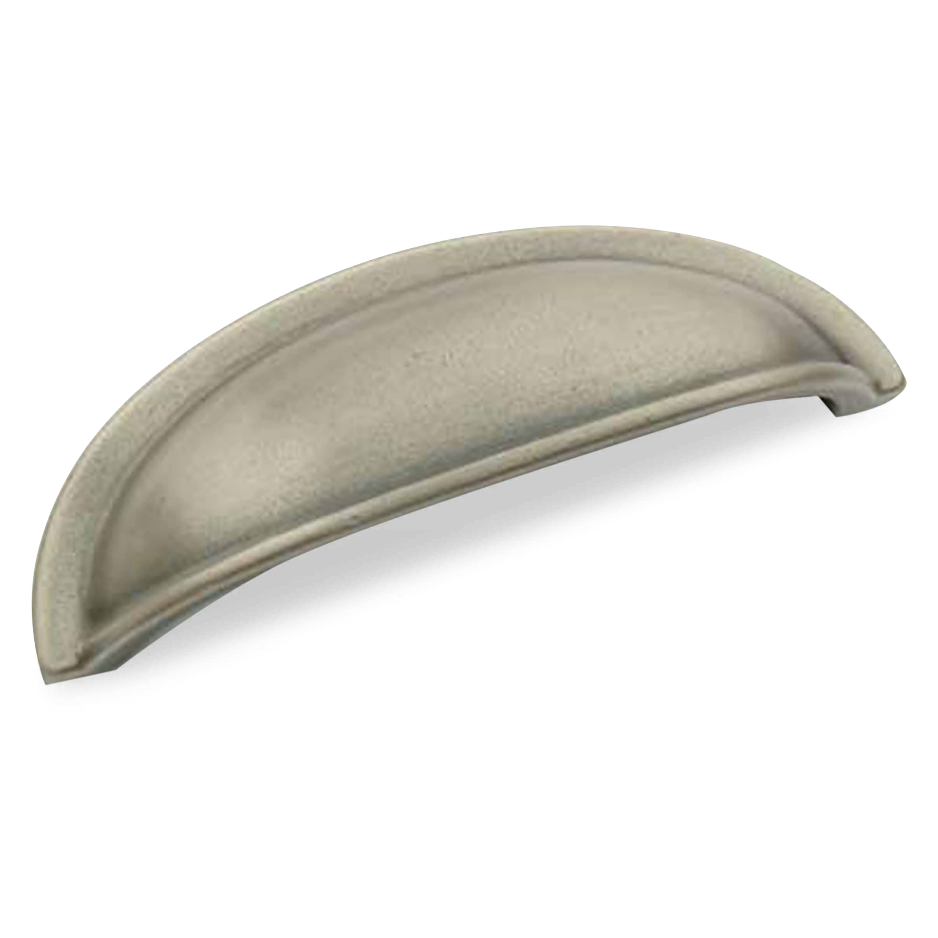 Vintage Small Cup Pulls - Set of 3 Antique Style Cabinet Handles for Kitchen & Bathroom Cabinets, Dressers & Furniture - Classic Brass Drawer Pulls for Home Renovation & DIY Projects