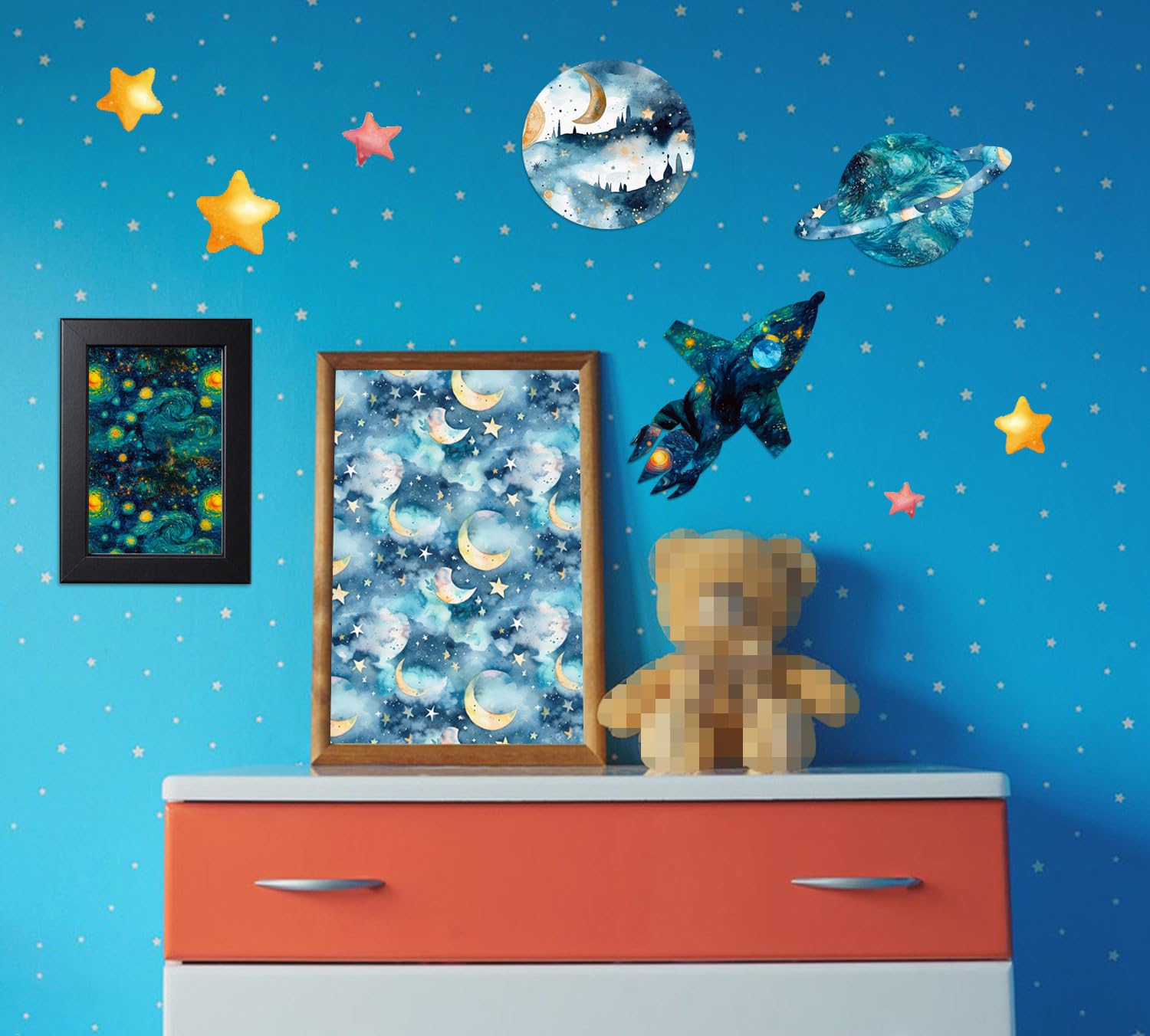 Galaxy Pattern Scrapbook Paper 12x12 Inch (30x30cm) - Starry Sky Specialty Cardstock for Scrapbooking, Junk Journal, Card Making & Decoupage - Premium Designer Paper Pads for DIY Crafts & Memory Albums