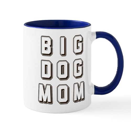 White/Navy Inside - Big Dog Mom