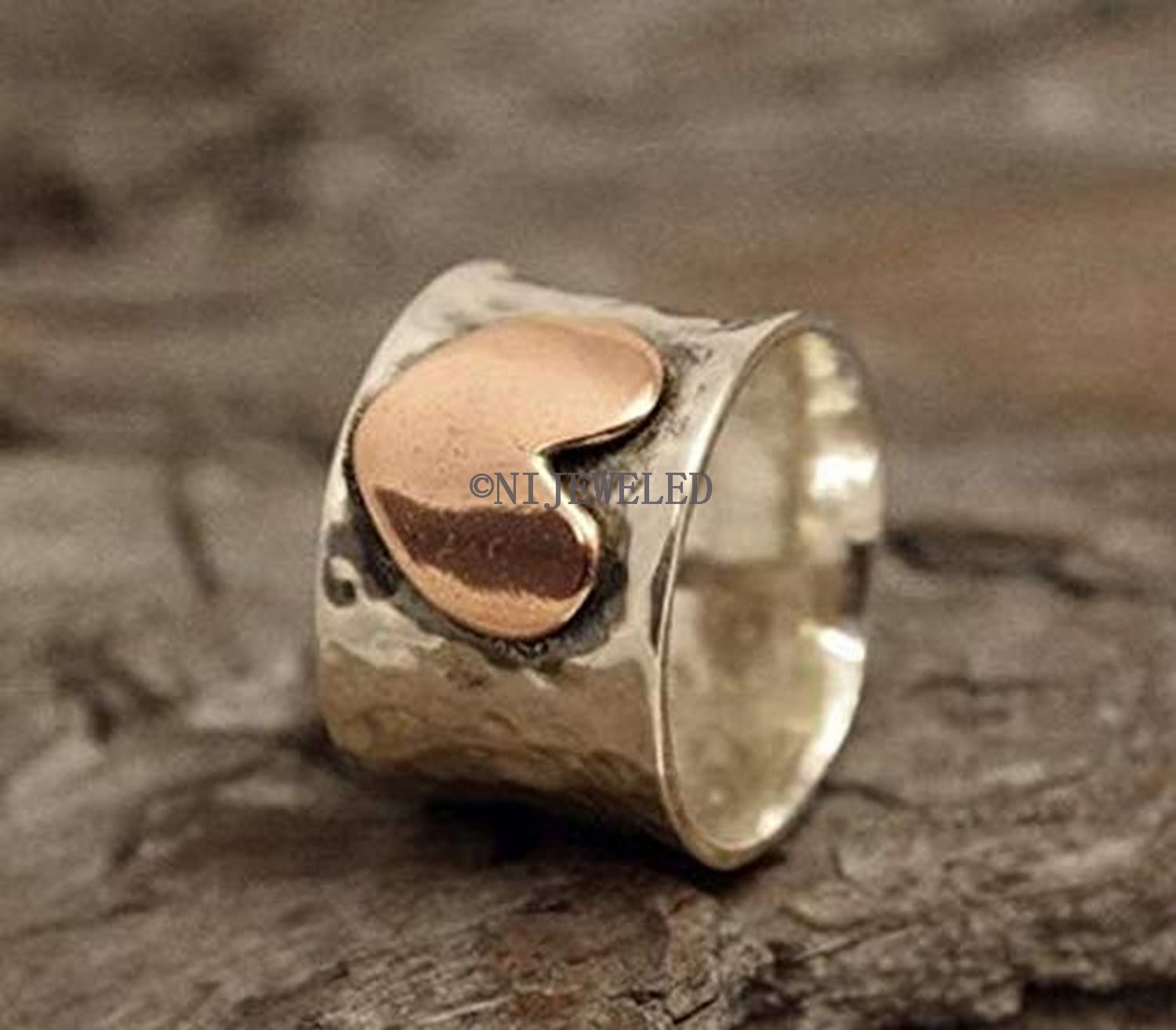 925 Sterling Silver Spinner Ring for Women - Stress Relief & Meditation Jewelry Gift