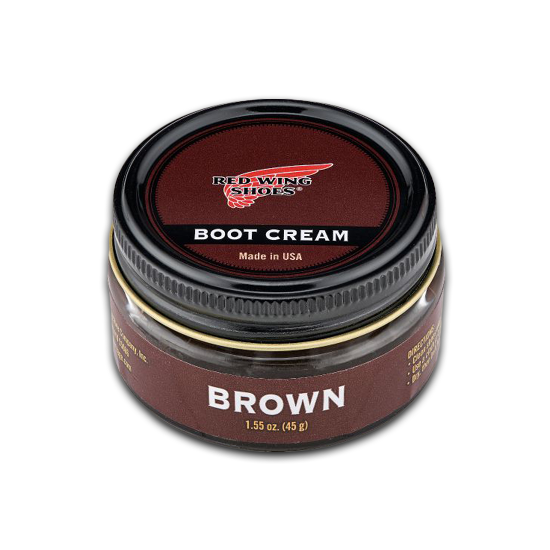Red Wing Boot Cream - Premium Leather Conditioner for Boots & Shoes - Restores & Protects Brown Leather - Ideal for Work Boots, Hiking Boots & Leather Care