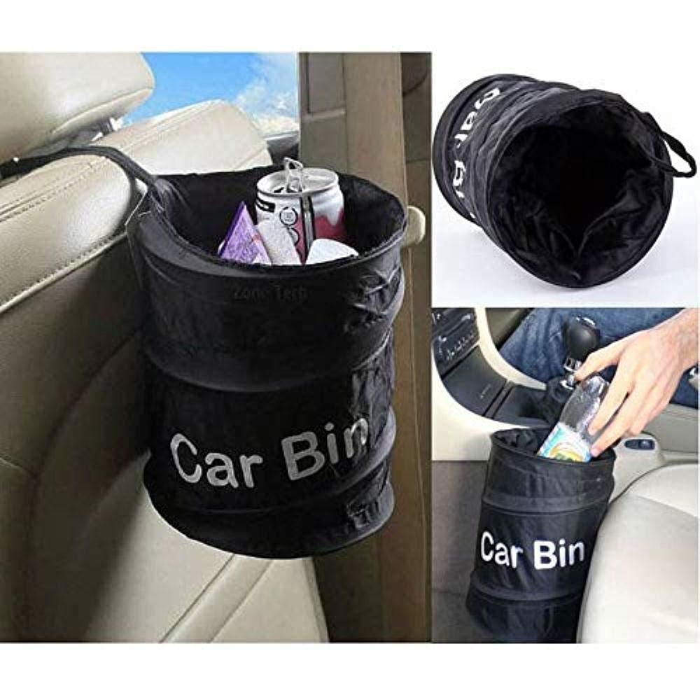 Foldable Waterproof Car Trash Can - Portable Auto Garbage Bin for Waste Management | Ideal for Road Trips, Commuting & Keeping Your Vehicle Clean