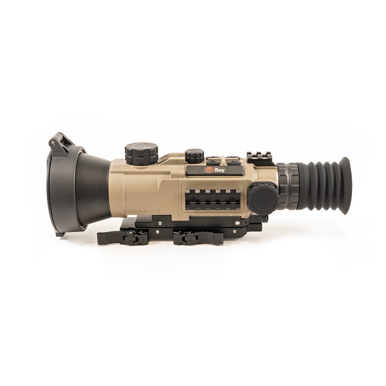 iRay Rico Hybrid 640 4X 75mm Thermal Imaging Monocular - WiFi & Bluetooth Compatible for Hunting, Surveillance & Outdoor Adventures