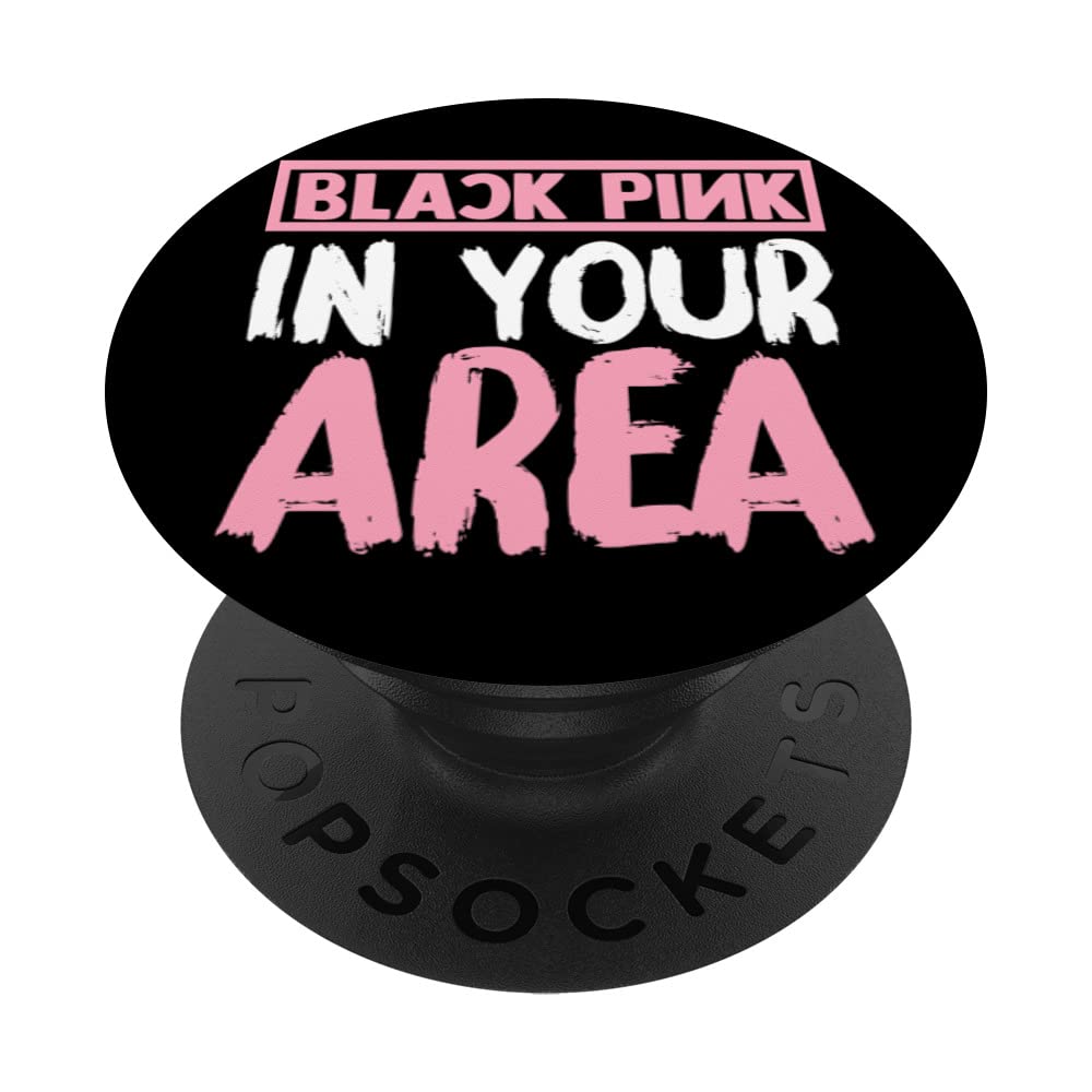 Black Pink K-pop PopSockets Swappable PopGrip - Korean Music Merchandise for Fans | Perfect for Phones, Tablets & Laptops