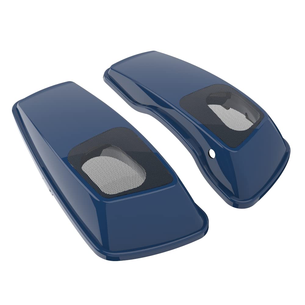 Premium 6X9 Saddlebag Speaker Lids for 2014+ Harley Davidson Touring Bikes - Color Matched Replacement Covers - Perfect for Road Trips & Audio Upgrades