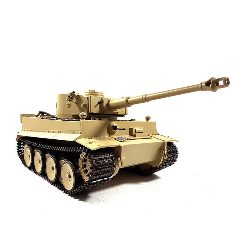 1/16 Scale Metal German Tiger I Infrared RC Tank - RTR with 360° Rotation, Driving Idler Wheel & 1220 RTR Receiver | Battle-Ready for Indoor/Outdoor War Games & Military Collectors
