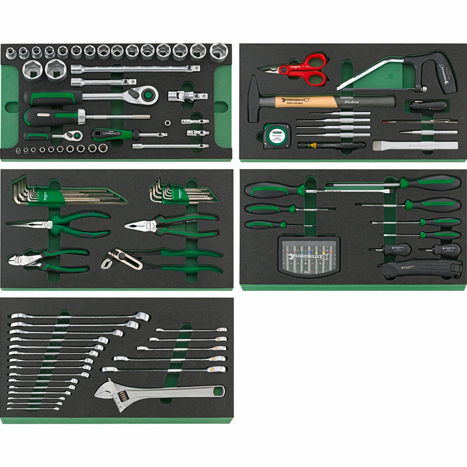 Stahlwille 97830265 Professional Tool Set - High-Quality Assorted Hand Tools for Mechanics, DIY & Home Repair | Perfect for Automotive, Construction & Workshop Use