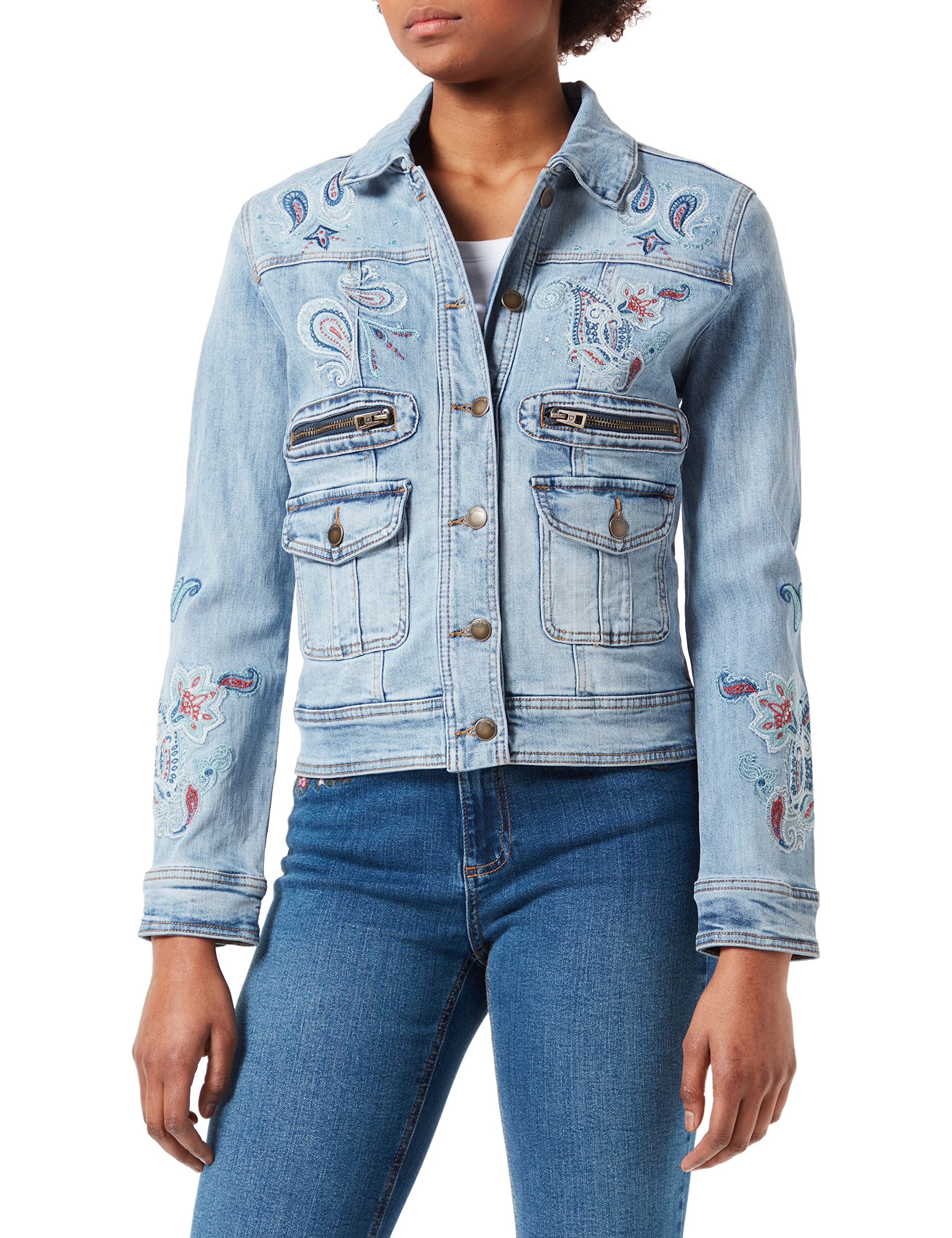 Desigual Women's Winter Coat - Stylish Long Trench Coat with Belt, Water-Resistant Outerwear for Fall and Winter | Perfect for Office, Travel & Casual Outings
